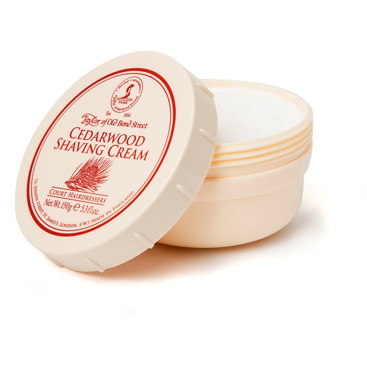Alternativ bild 1 för Taylor of Old Bond Street Cedarwood Shaving Cream Bowl 150 g