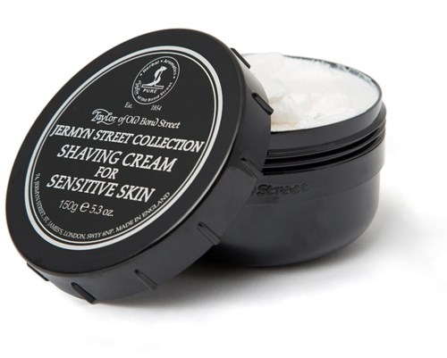 Musta rasvainen rasva, valkoinen kansi, herkkäihoisille, Jermyn Street Collection.
