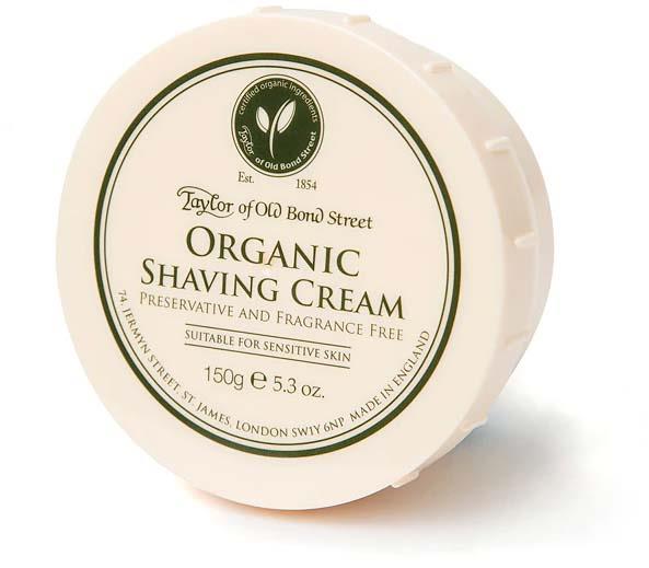Taylor of Old Bond Street Organic Shaving Cream Bowl 150 g