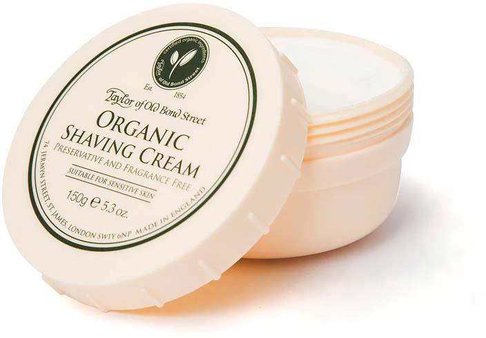 Taylor of Old Bond Street Organic Shaving Cream Bowl 150 g