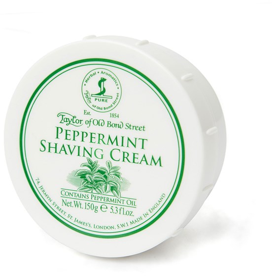 Läs mer om Taylor of Old Bond Street Peppermint Shaving Cream Bowl 150 g