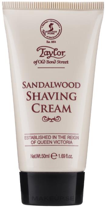Taylor of Old Bond Street Sandalwood 50ml Shaving Cream Tube