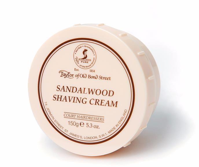 Taylor of Old Bond Street Sandalwood Shaving Cream Bowl 150 g