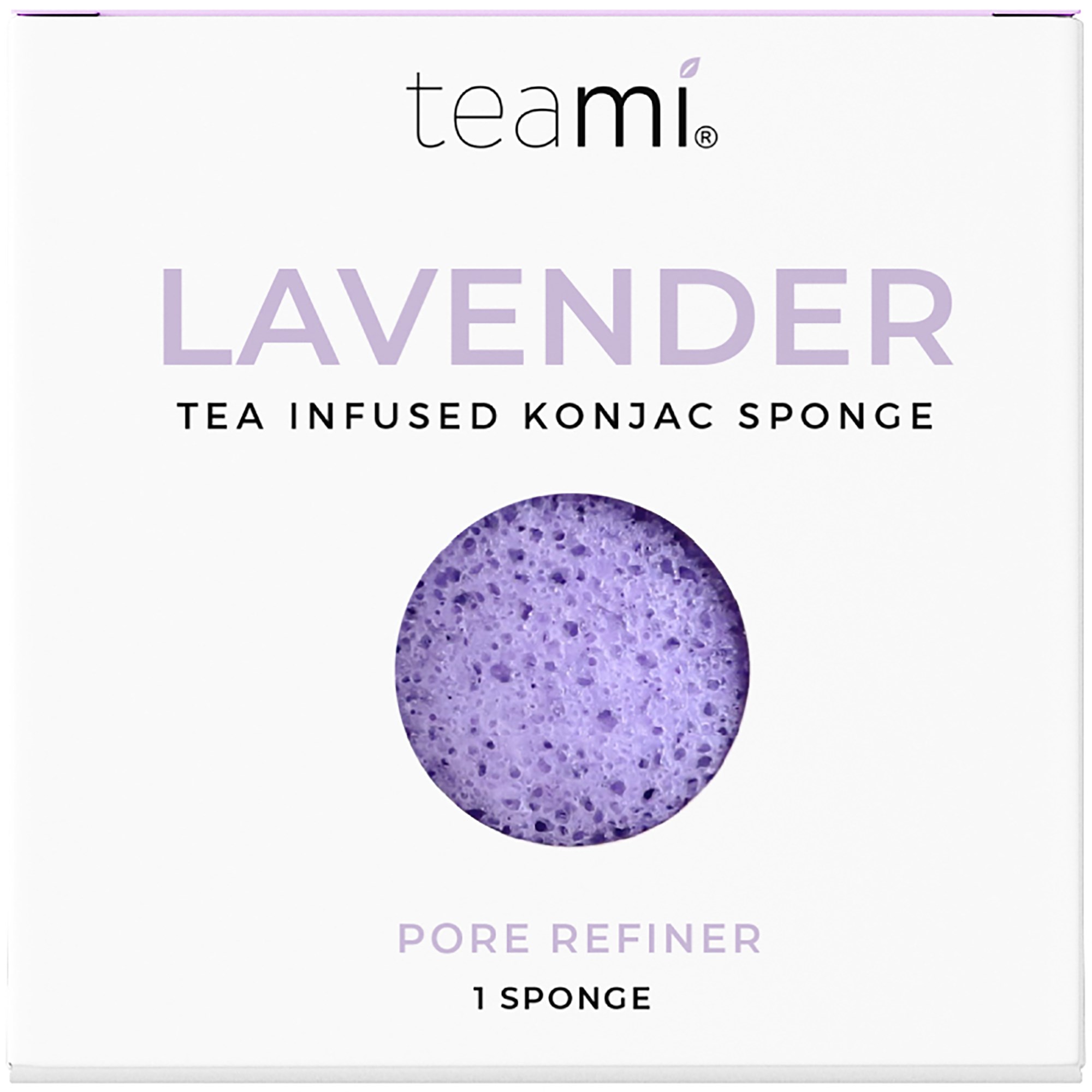 Teami Konjac Sponge Lavender Teami Konjac Sponge Lavender