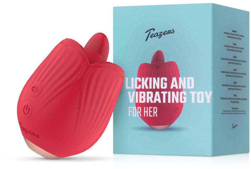 Teazers Licking & Vibrating Rose Vibrator | lyko.com Teazers Licking & Vibrating Rose Vibrator | lyko.com