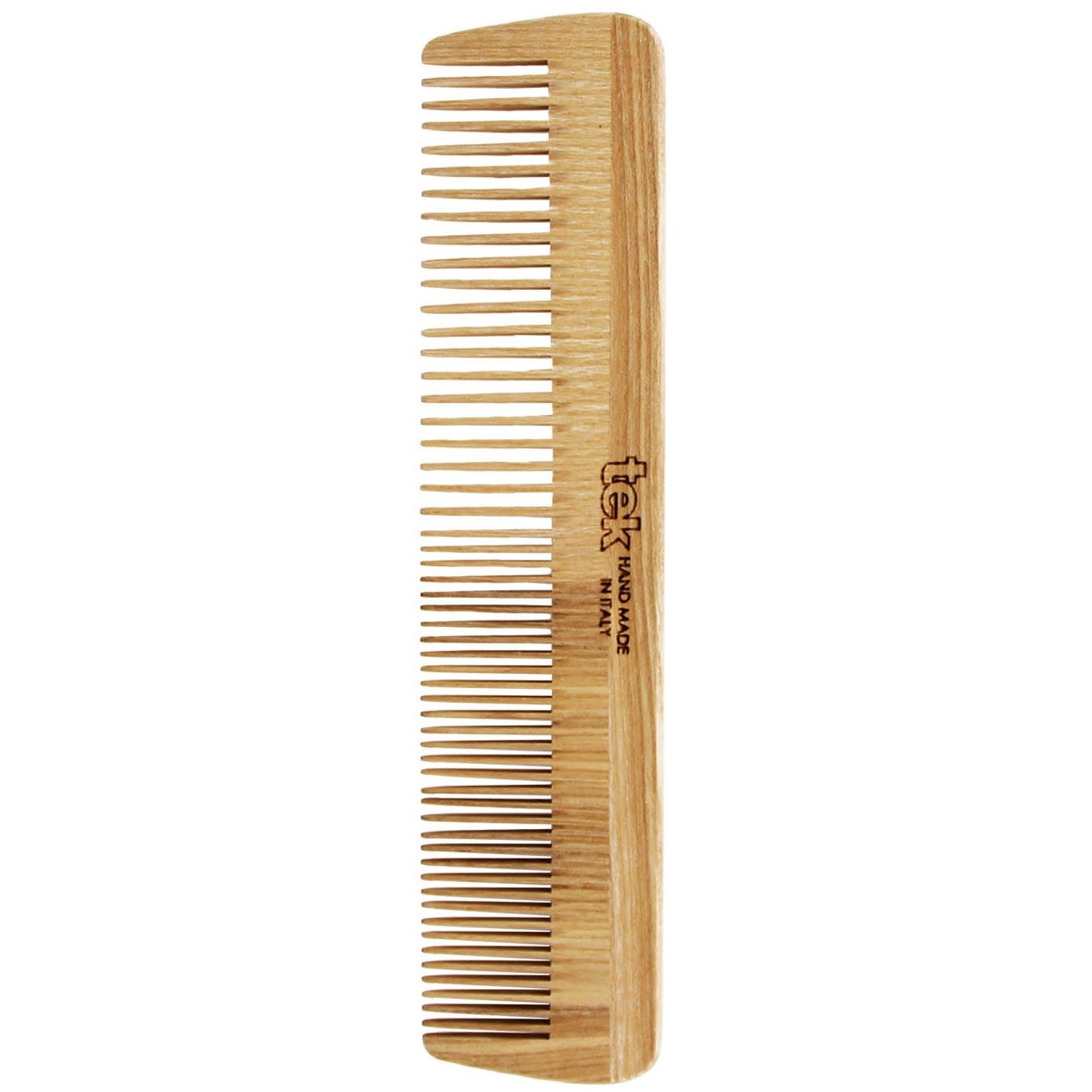 Large Wooden Comb With Medium Sized And Fine Teeth