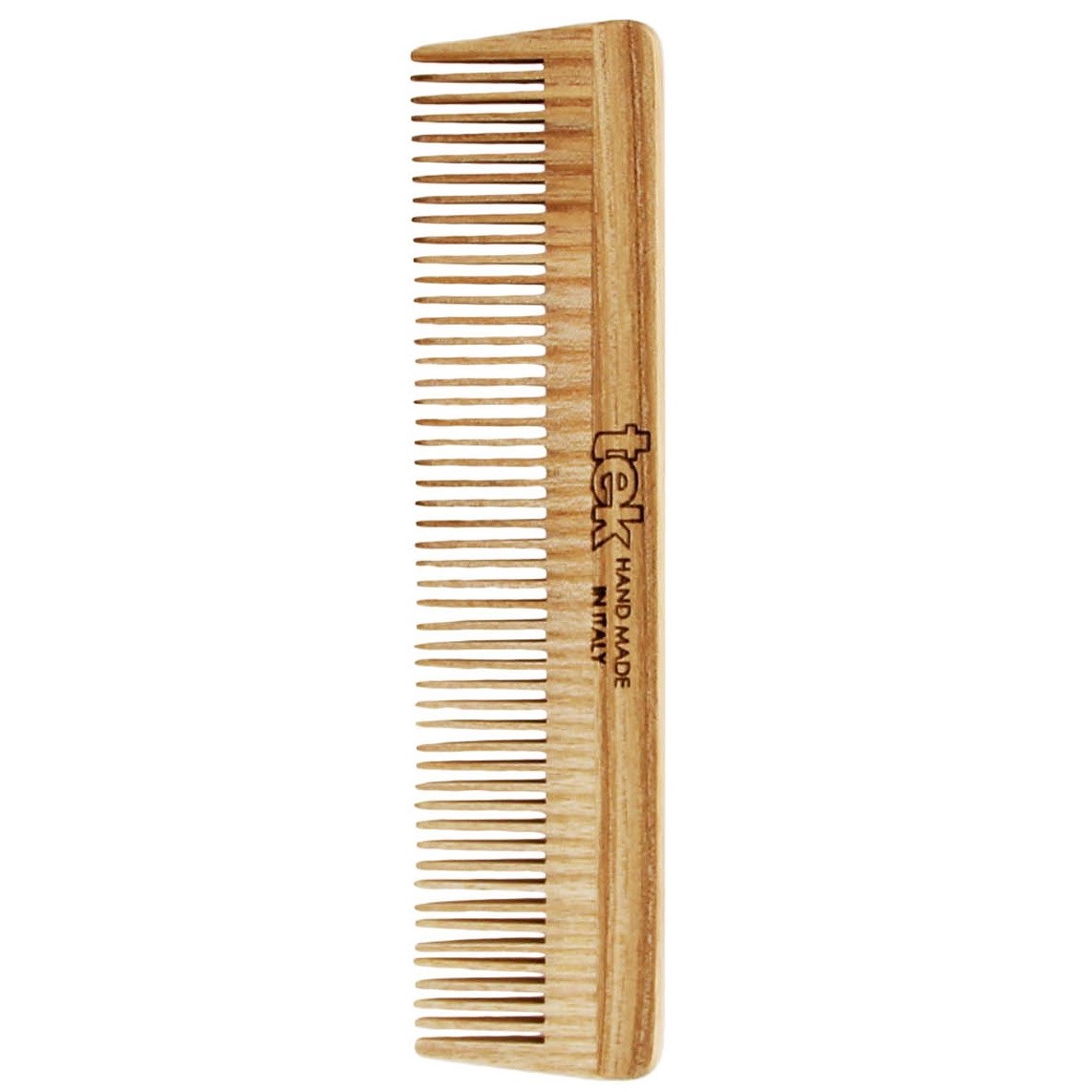 Läs mer om Tek Medium Sized Wooden Comb With Fine Teeth