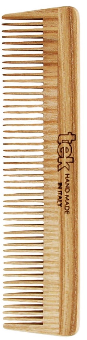 Tek Medium Sized Wooden Comb With Fine Teeth