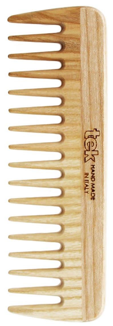 Tek Medium Sized Wooden Comb With Wide Teeth