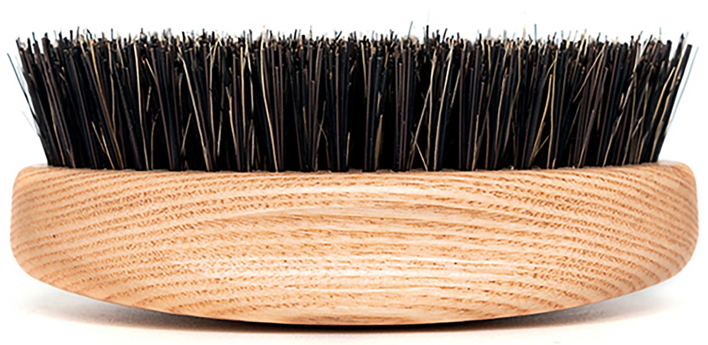 Tek Oval Military Style Hair/Beard Brush With Wild Boar Bristles And Nylon