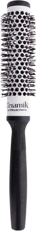 Tek Professional Ceramik Antibacteric Round Brush Ø 24 mm Black Bristles