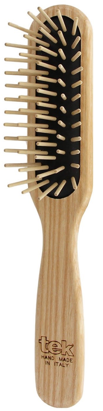 Tek Slim Rectangular Brush With Long Wooden Pins