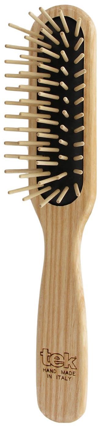 Tek Slim Rectangular Brush With Long Wooden Pins