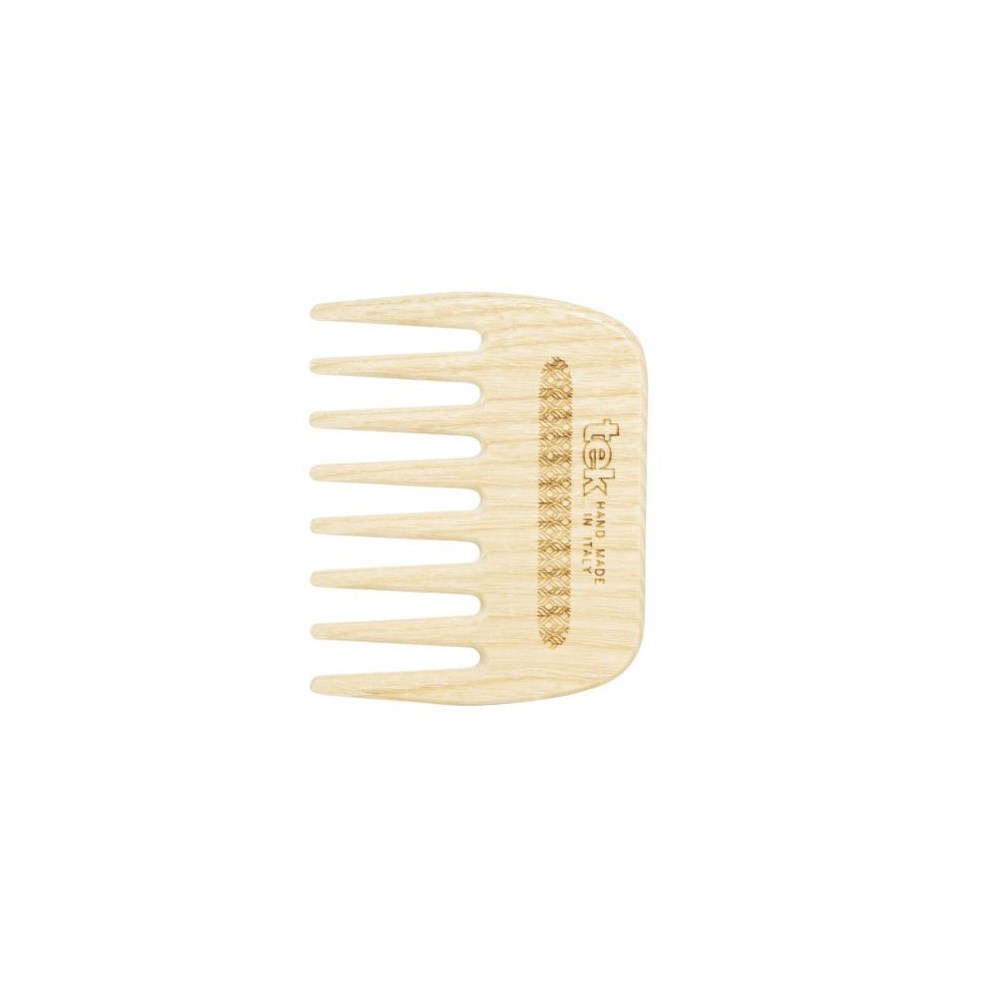 Tek Tek Small Wide-Tooth Comb in Natural Wood