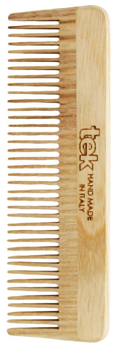 Tek Small Wooden Beard Comb With Fine Teeth