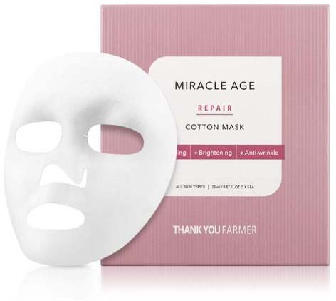 Thank You Farmer Miracle Age Repair Cotton Mask 1Pc 25 ml