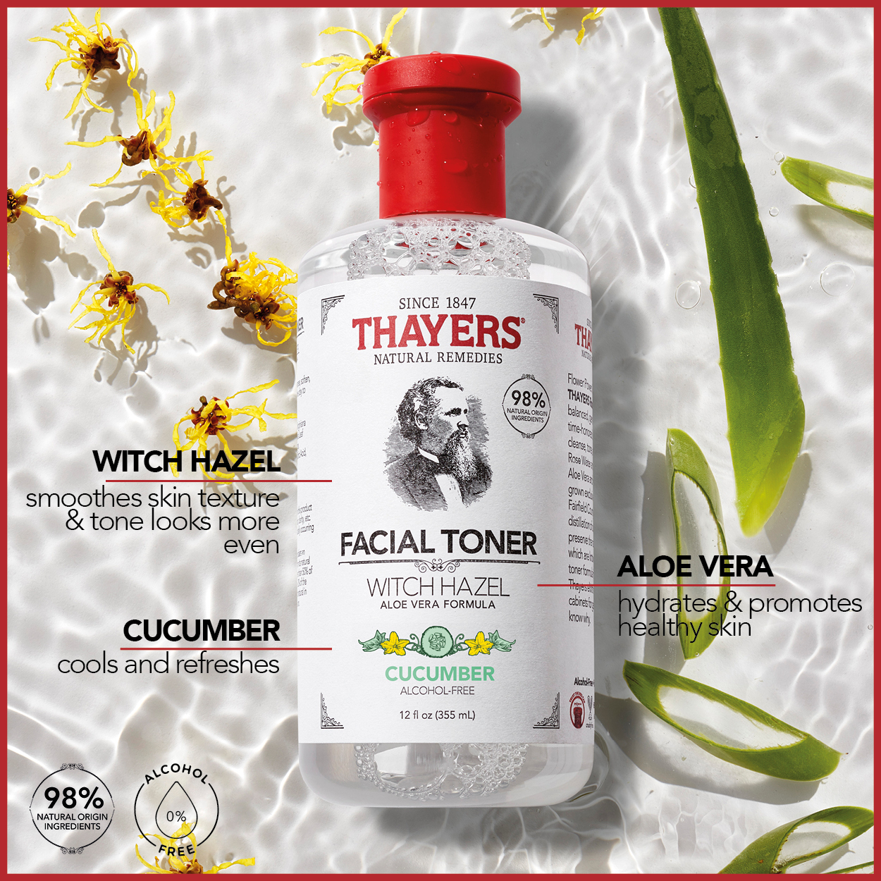 Thayers Toner Cucumber 355 ml | lyko.com