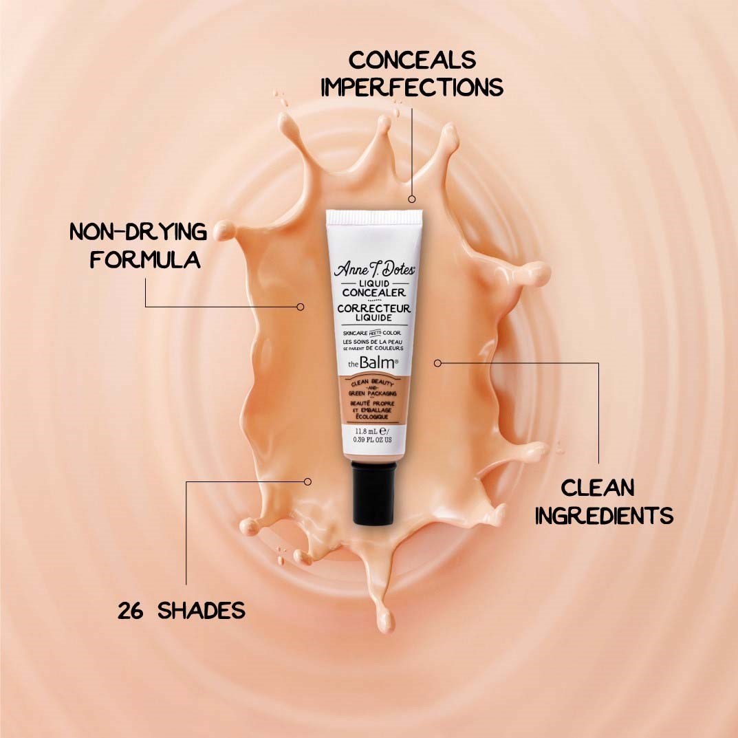 the Balm Anne T. Dotes Liquid Concealer #3 Light Warm Fair (obrázok 3)
