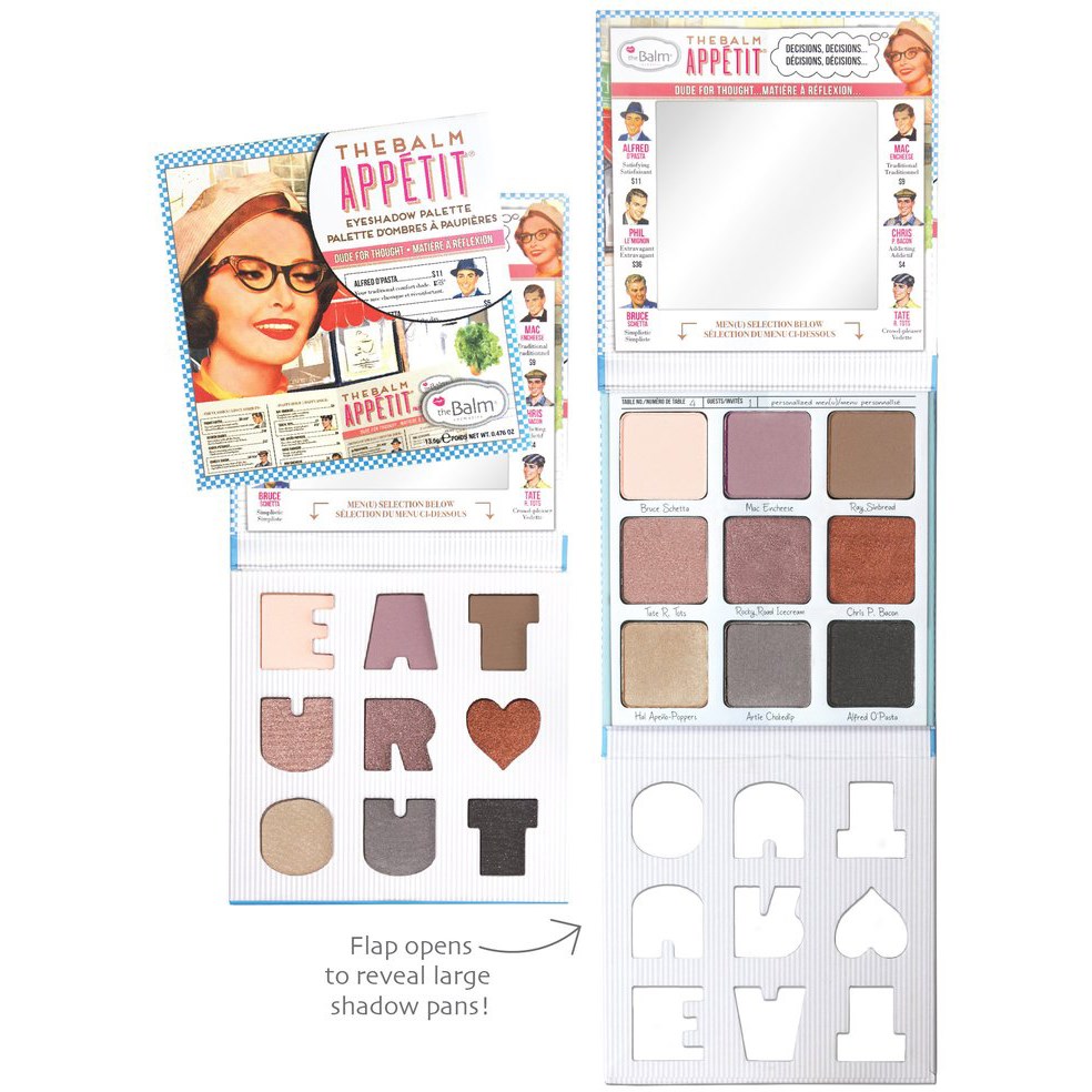 the Balm Eyeshadow Palette Appetit