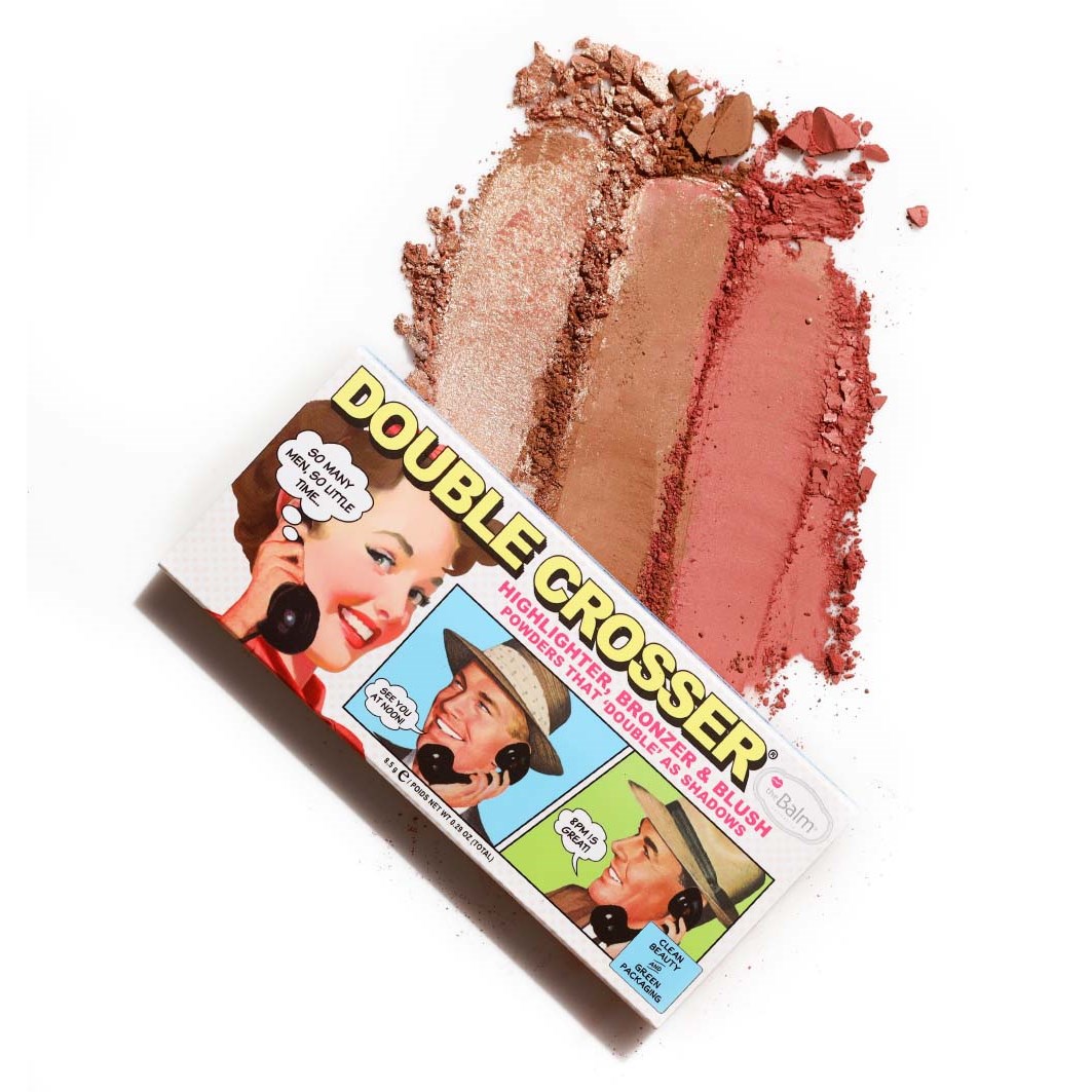 Alternativ bild 1 för the Balm Double Crosser Highlighter, Bronzer & Blush Palette