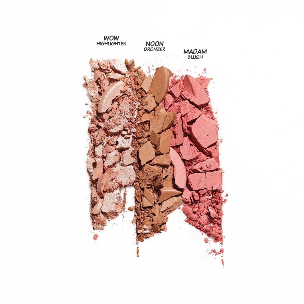 the Balm Double Crosser Highlighter, Bronzer & Blush Palette (obrázok 4)
