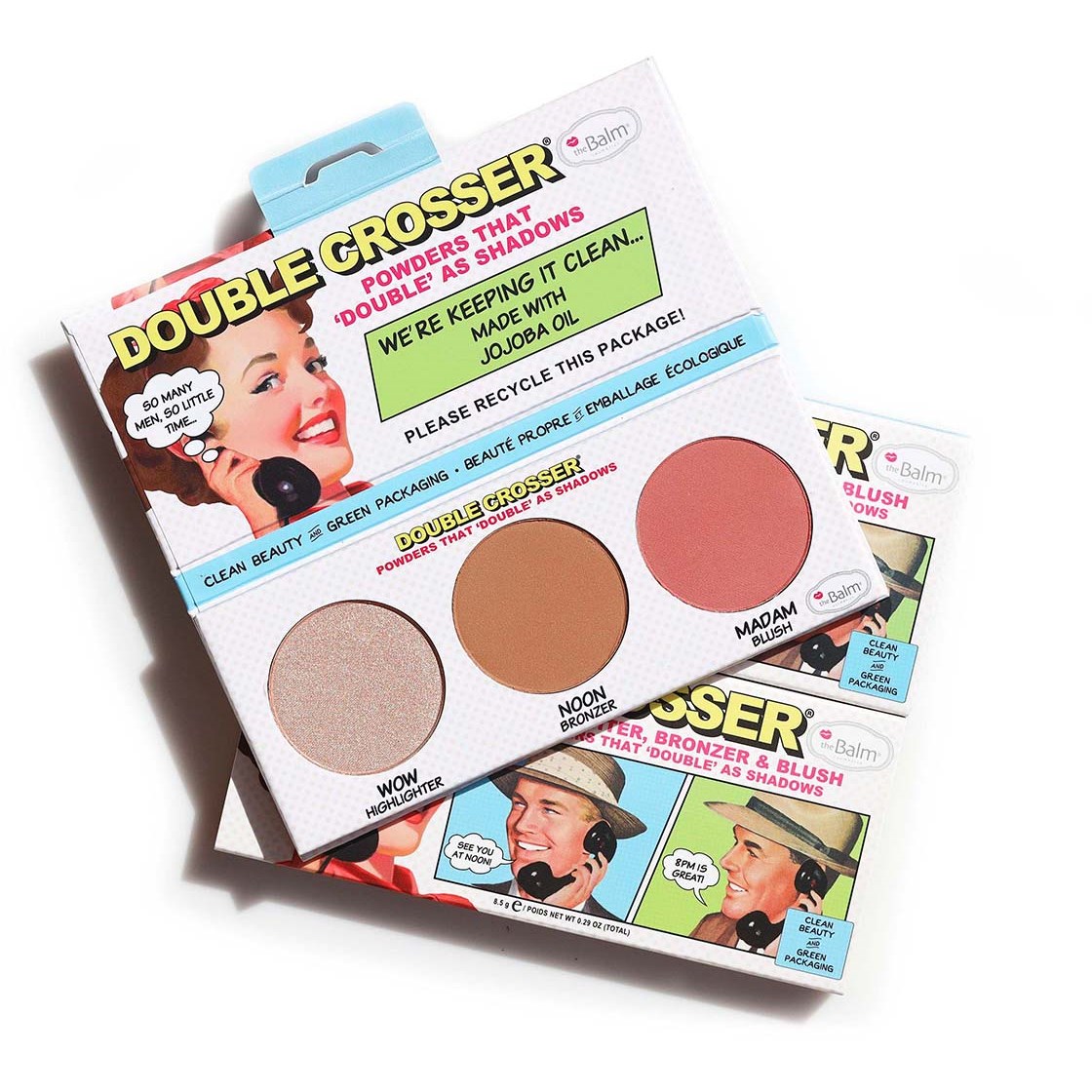 the Balm Double Crosser Highlighter, Bronzer & Blush Palette (obrázok 6)