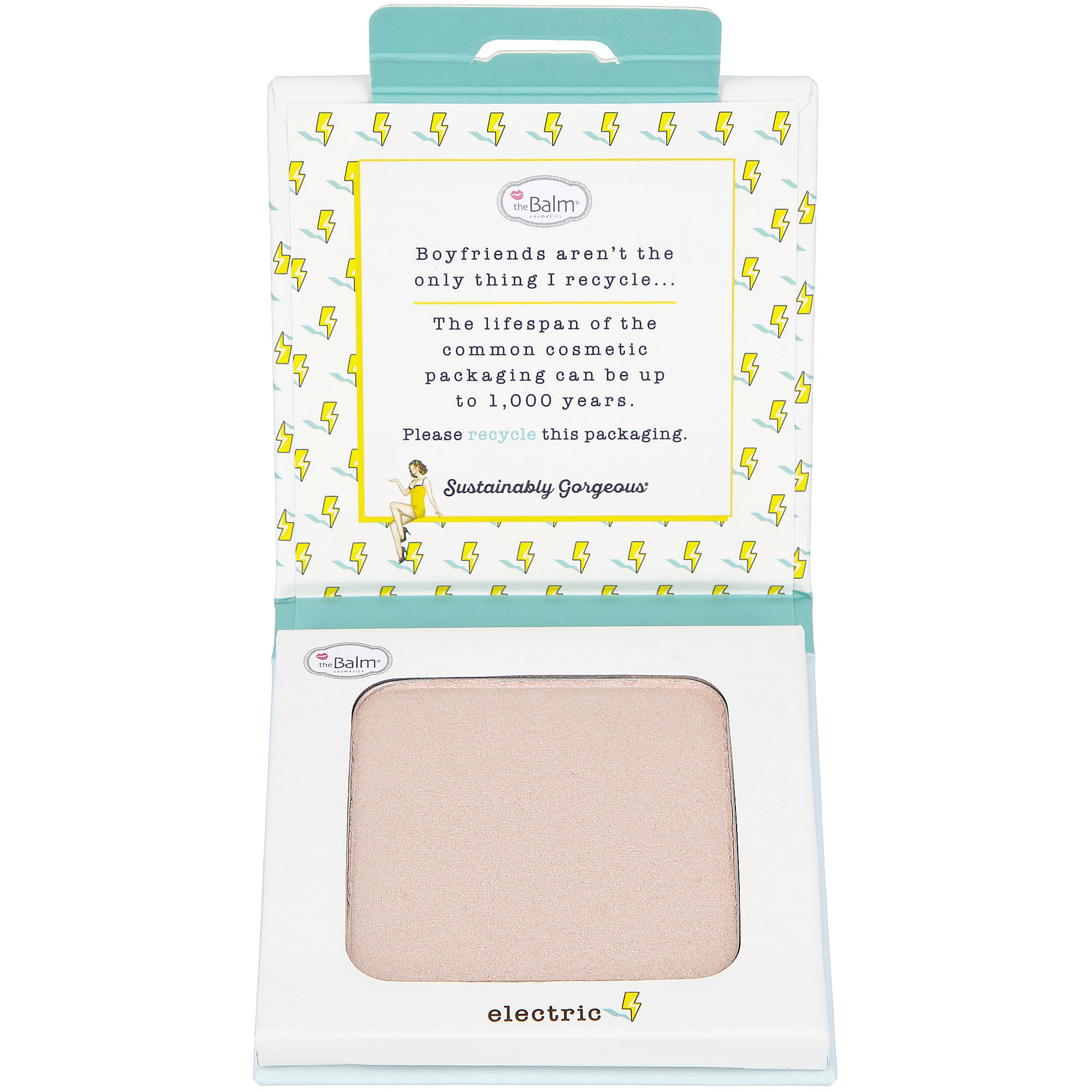 the Balm Sustainably Gorgeous Highlighter Single Highlighter Electric