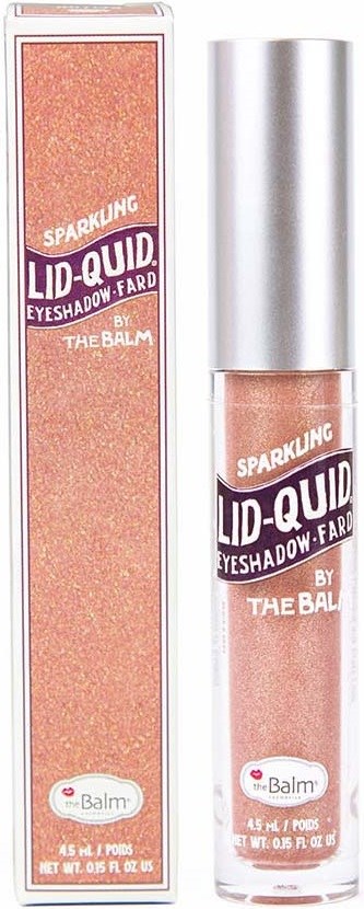 the Balm Lid Quid Sparkling Liquid Eyeshadow Bellini