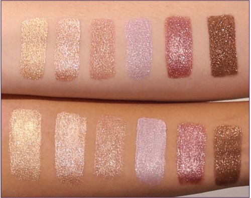 Жидкие тени theBalm Lid-Quid Sparkling Liquid Eyeshadow с блёстками, оттенок Bellini, 4,5 мл — фото 4