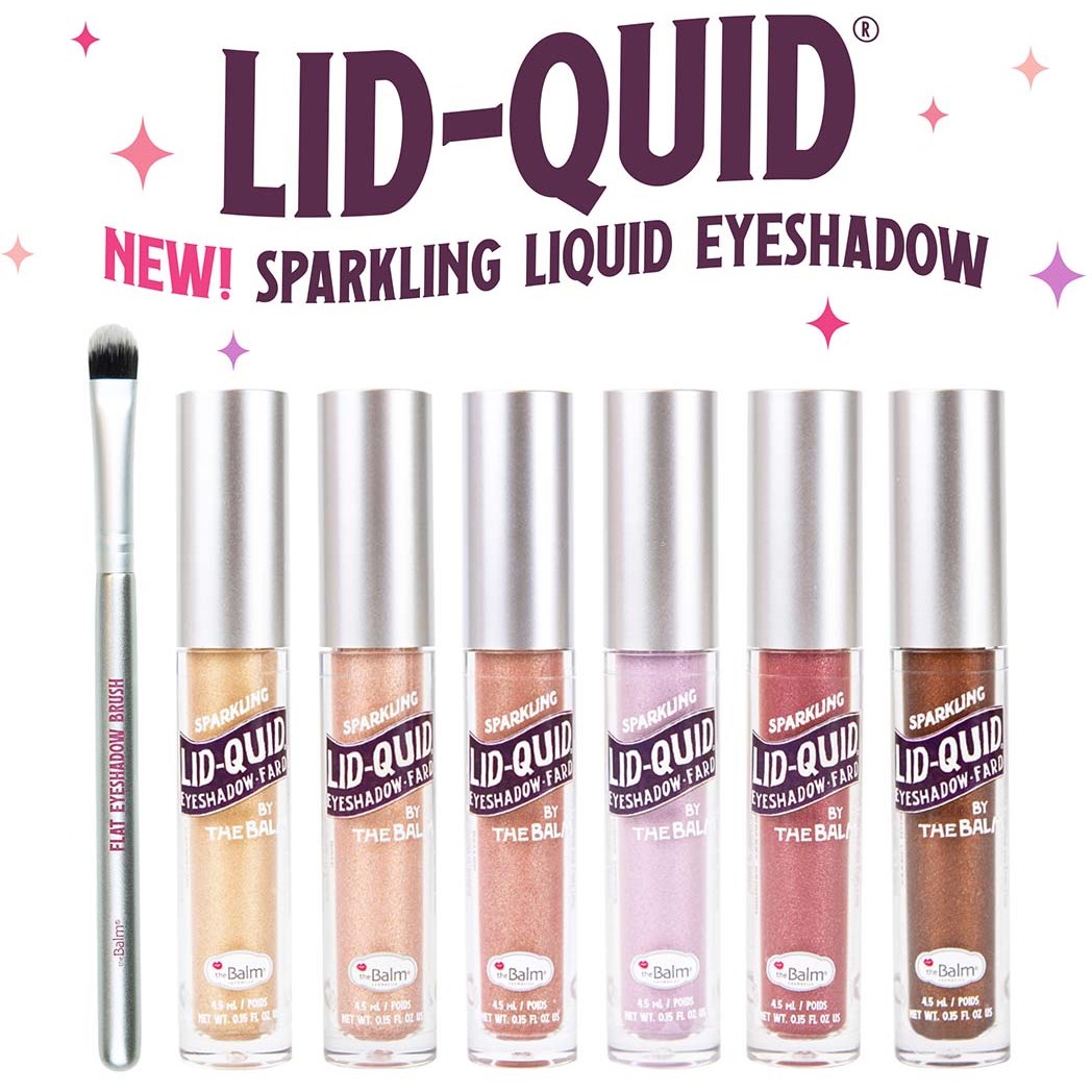 the Balm Lid Quid Sparkling Liquid Eyeshadow Lavender Mimosa (obrázok 4)