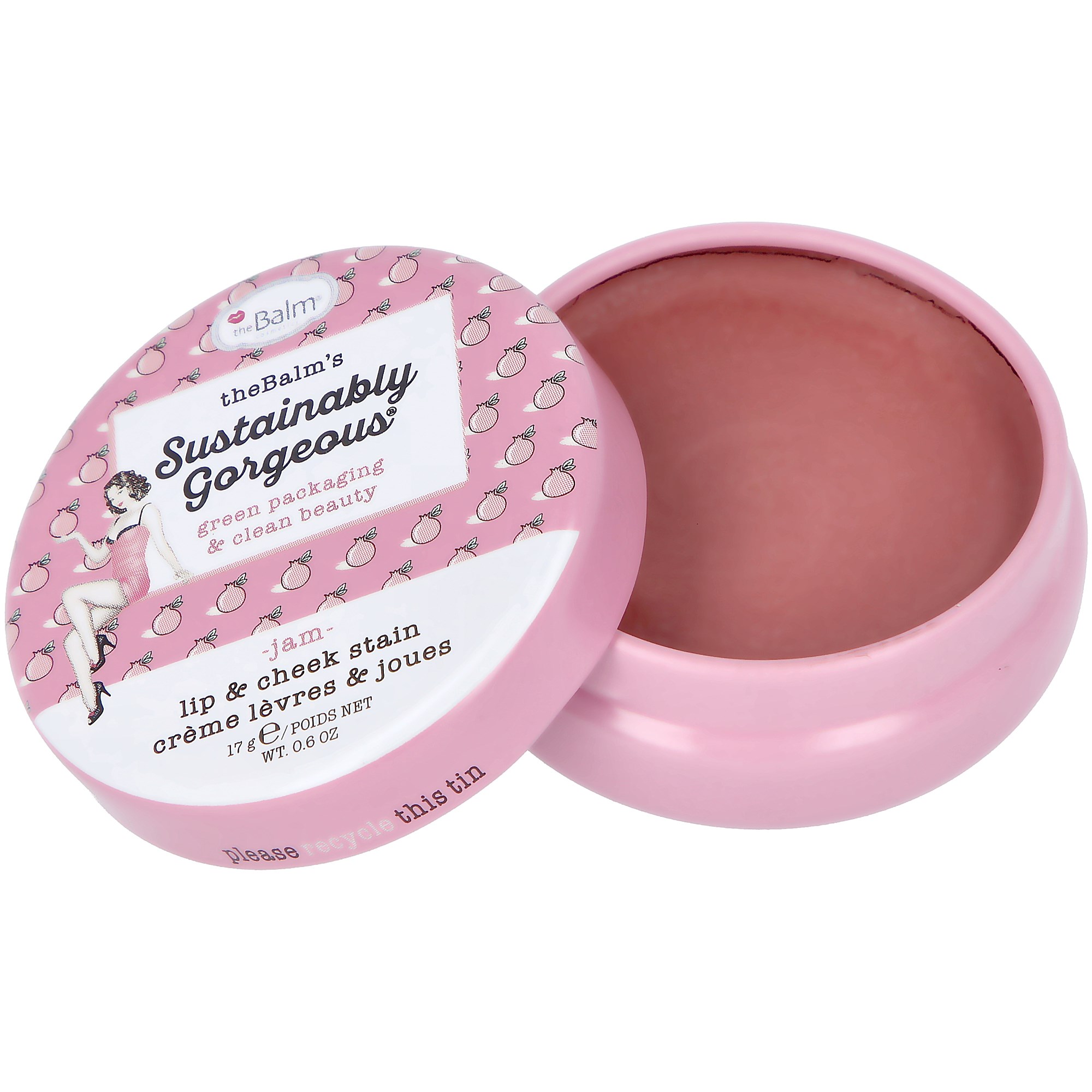 the Balm Sustainably Gorgeous Lip & Cheek Stain Jam