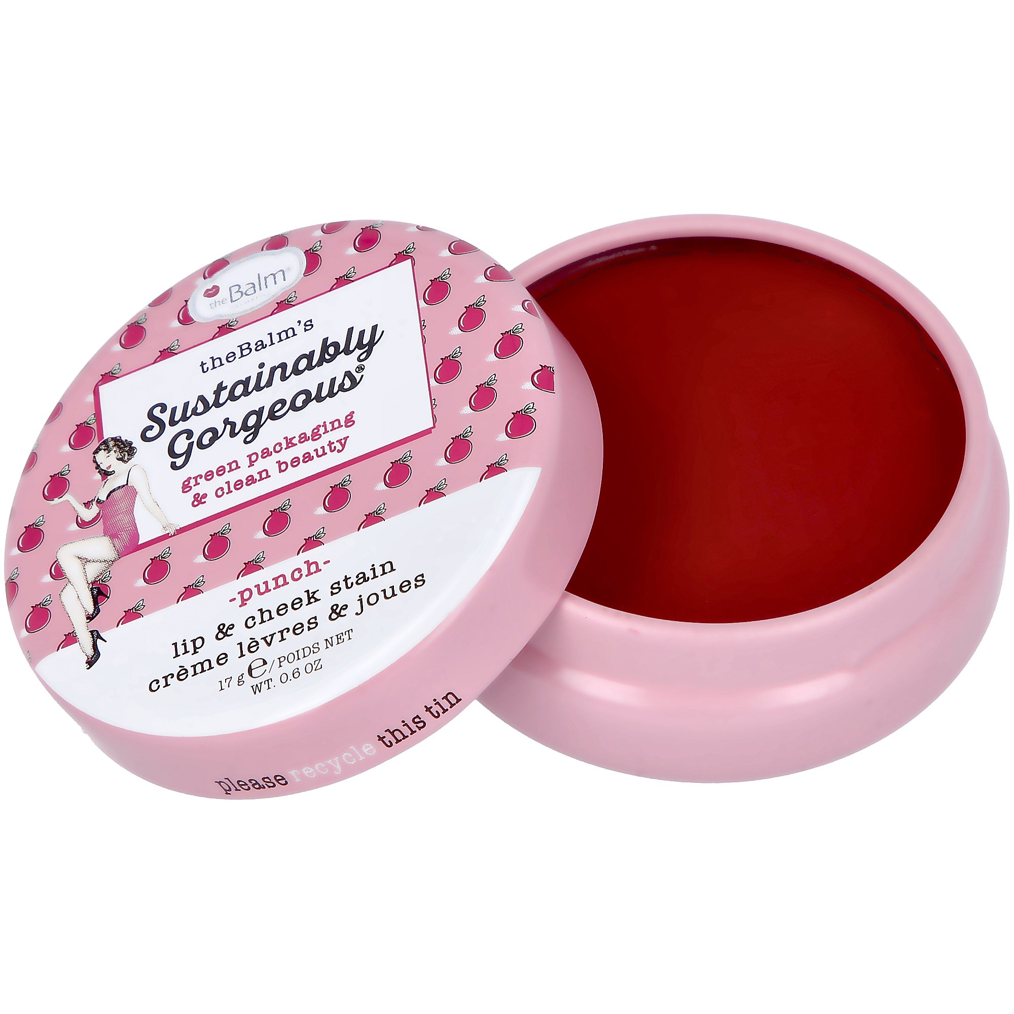 Läs mer om the Balm Sustainably Gorgeous Lip & Cheek Stain Punch