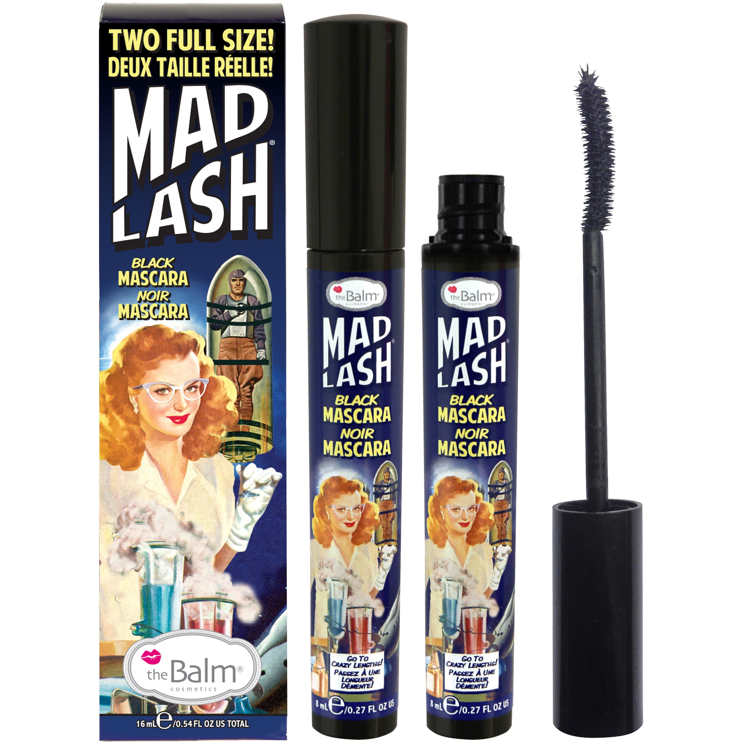 Läs mer om the Balm Mad Lash Black Mascara Full Size Duo Set