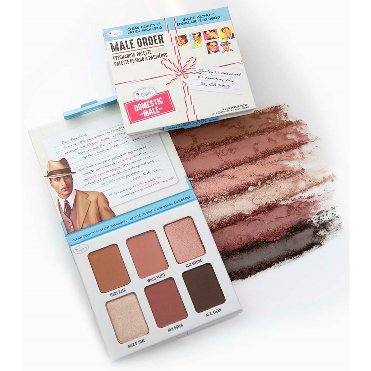 Alternativ bild 1 för the Balm Male Order Domestic Eyeshadow Palette