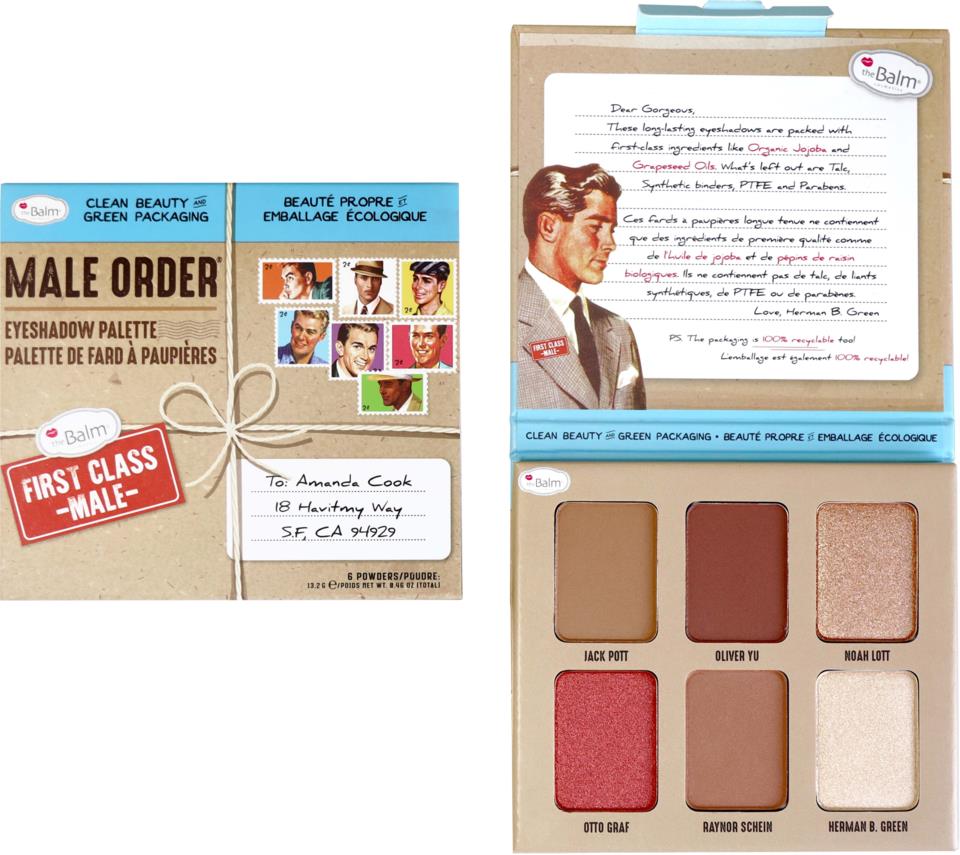 the Balm Male Order First Class Eyeshadow Palette 13,2 g
