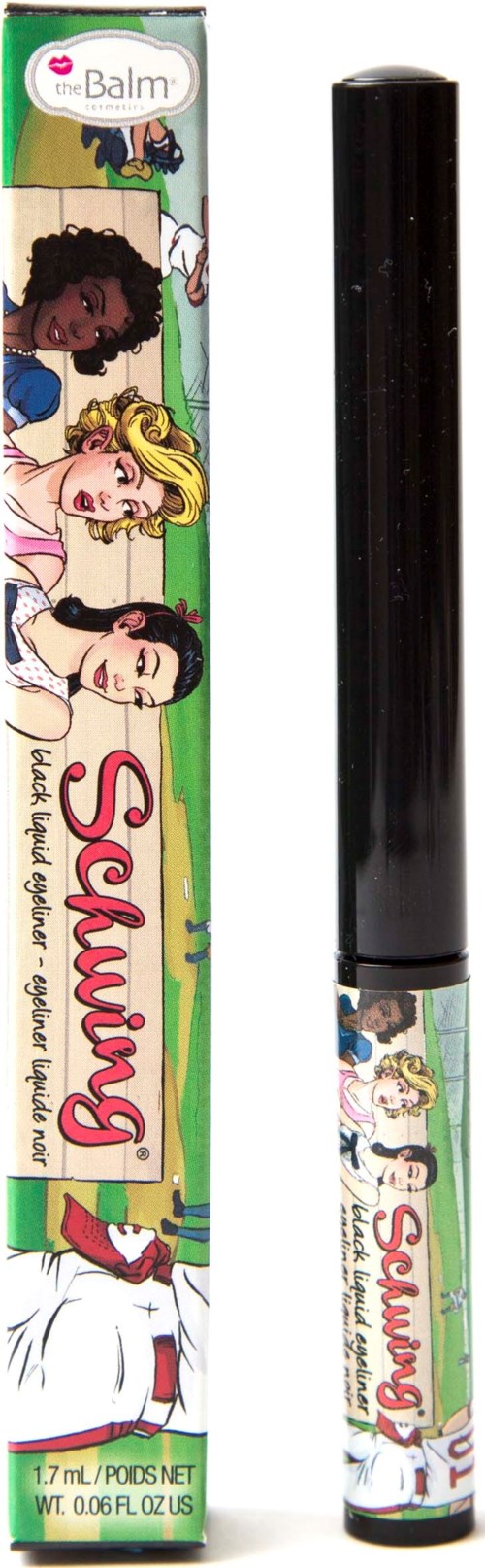 Læbepomade med farverigt tegneserie design og ordet "Smoothing" på emballagen.