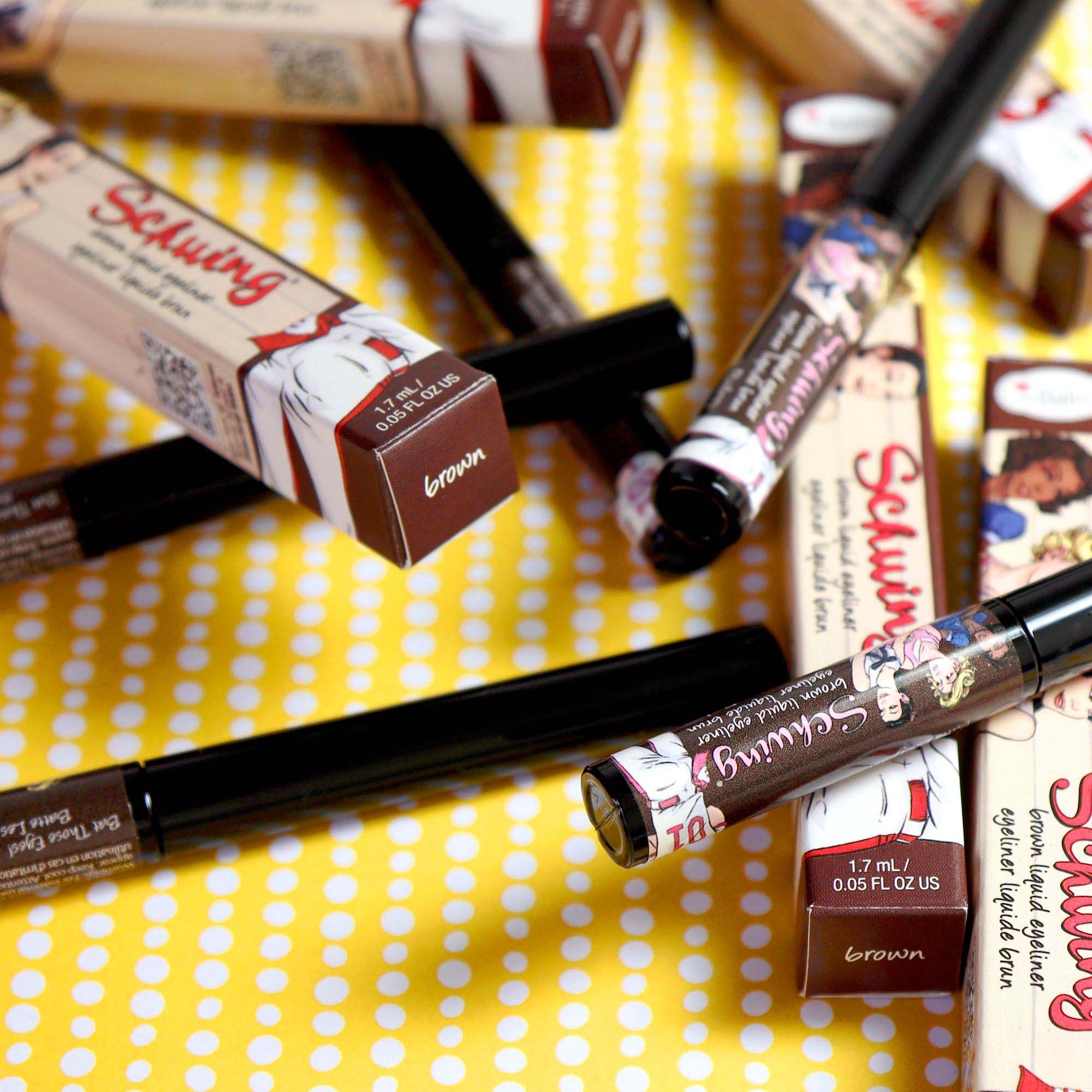 the Balm Schwing! Liquid Eyeliner Brown (obrázok 3)
