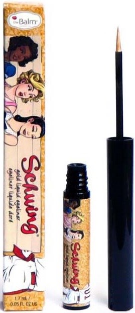 the Balm Schwing! Liquid Eyeliner Gold