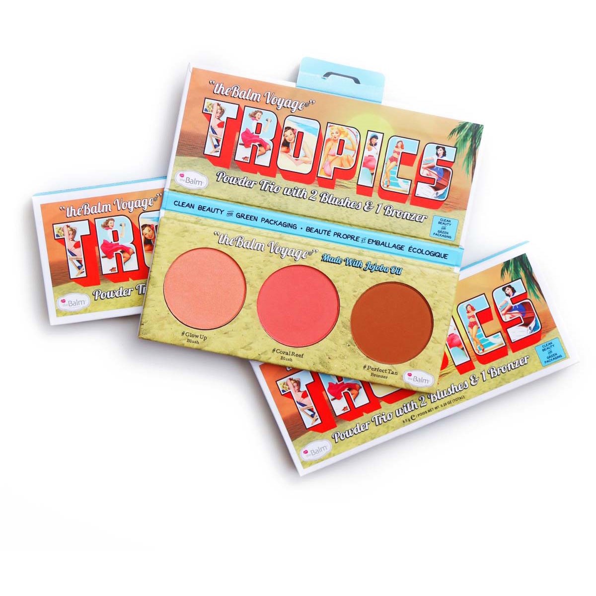 the Balm theBalm Voyage Tropics Powder Trio (obrázok 4)