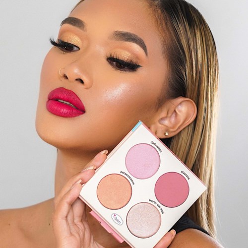 Палетка румян theBalm Will Powder Blush Quad, 4 стойких оттенка — фото 4