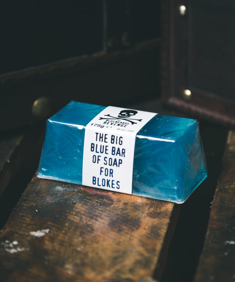 The Bluebeards Revenge Big Blue Bar of Soap for Blokes 175 g