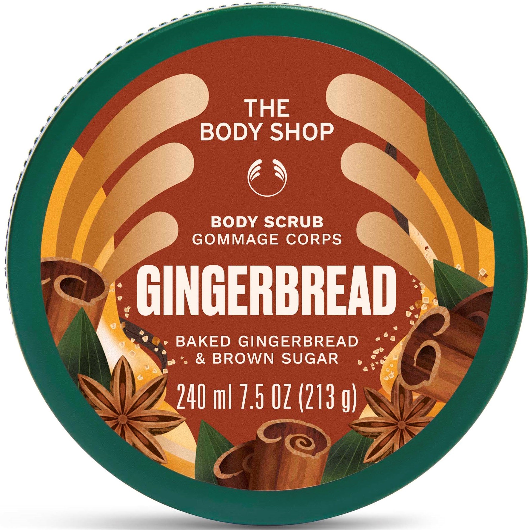 The Body Shop The Body Shop Gingerbread Baked Gingerbread & Brown Sugar Body Scrub 240 ml
