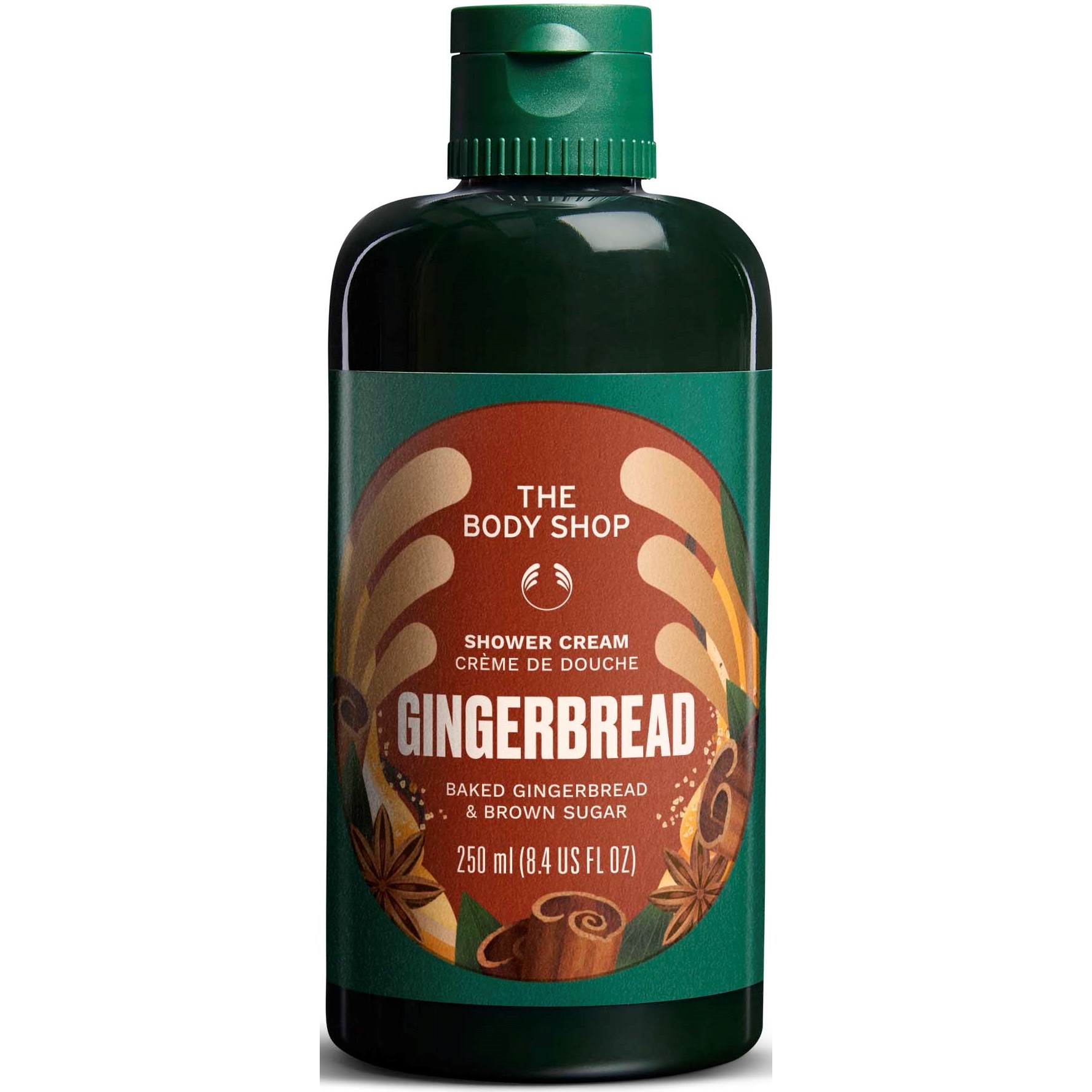 The Body Shop Gingerbread Baked Gingerbread & Brown Sugar Shower Cream 250 ml