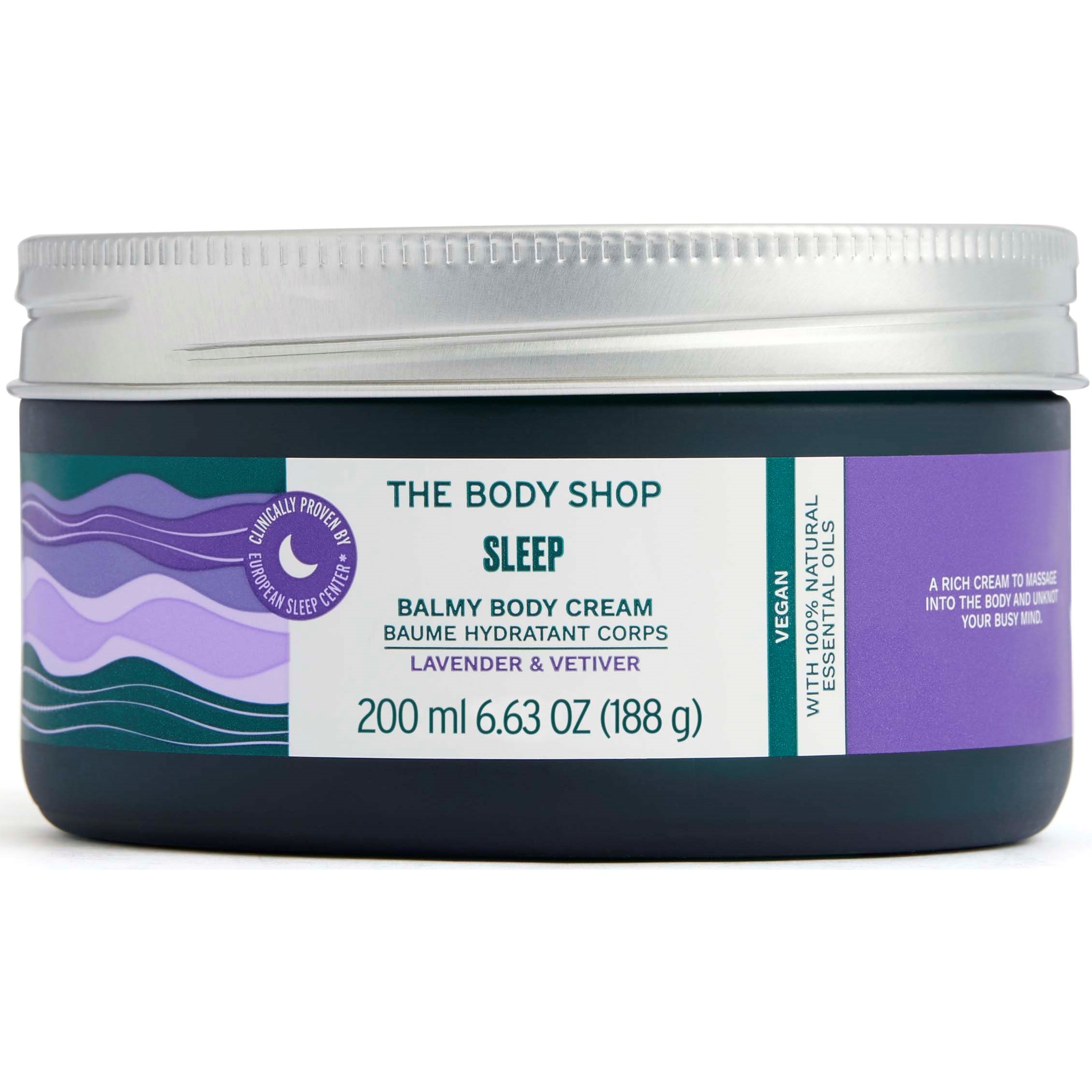 The Body Shop Lavender & Vetiver Wellness Sleep Balmy Body Cream 200 m