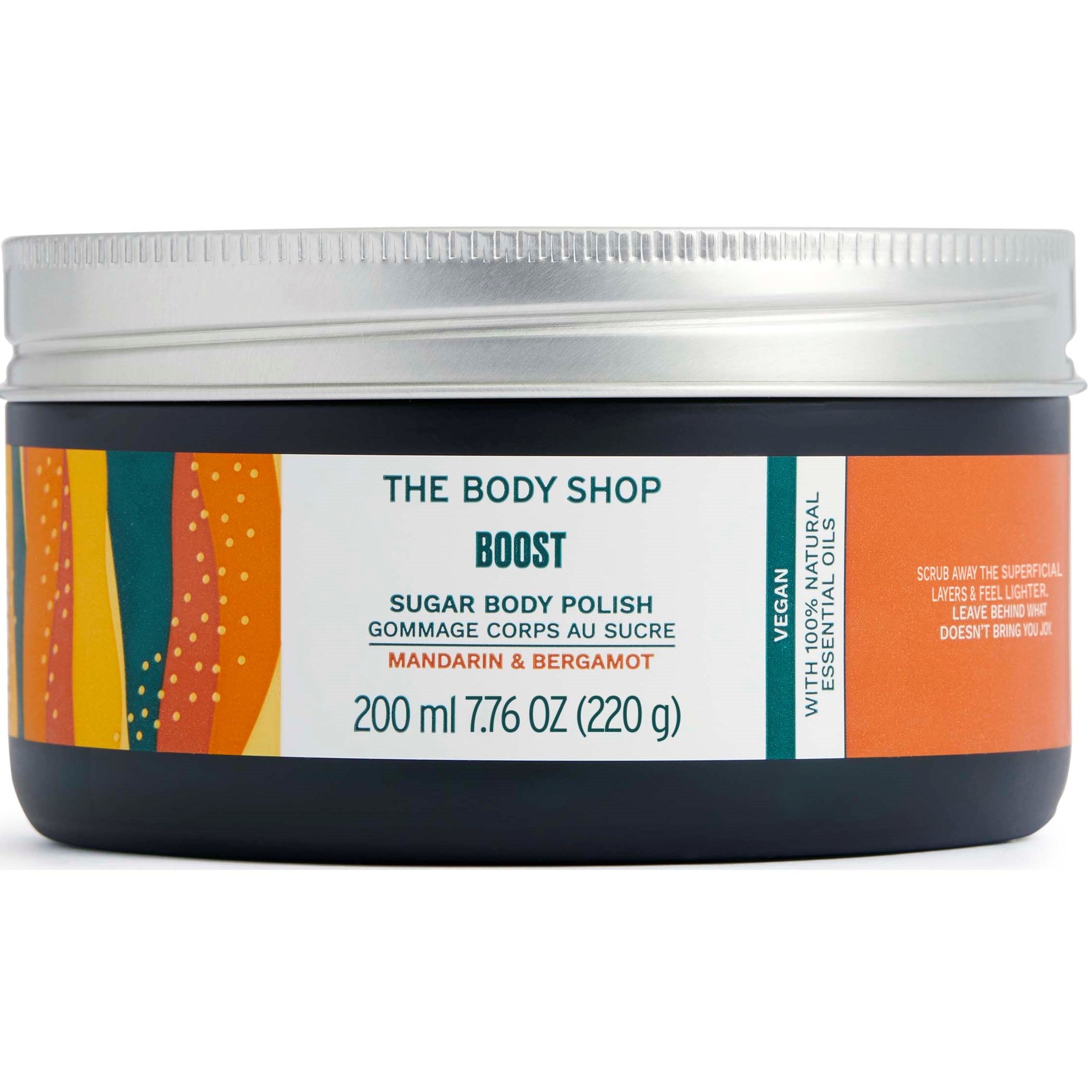The Body Shop Mandarin & Bergamot Wellness Boost Sugar Body Polish 200