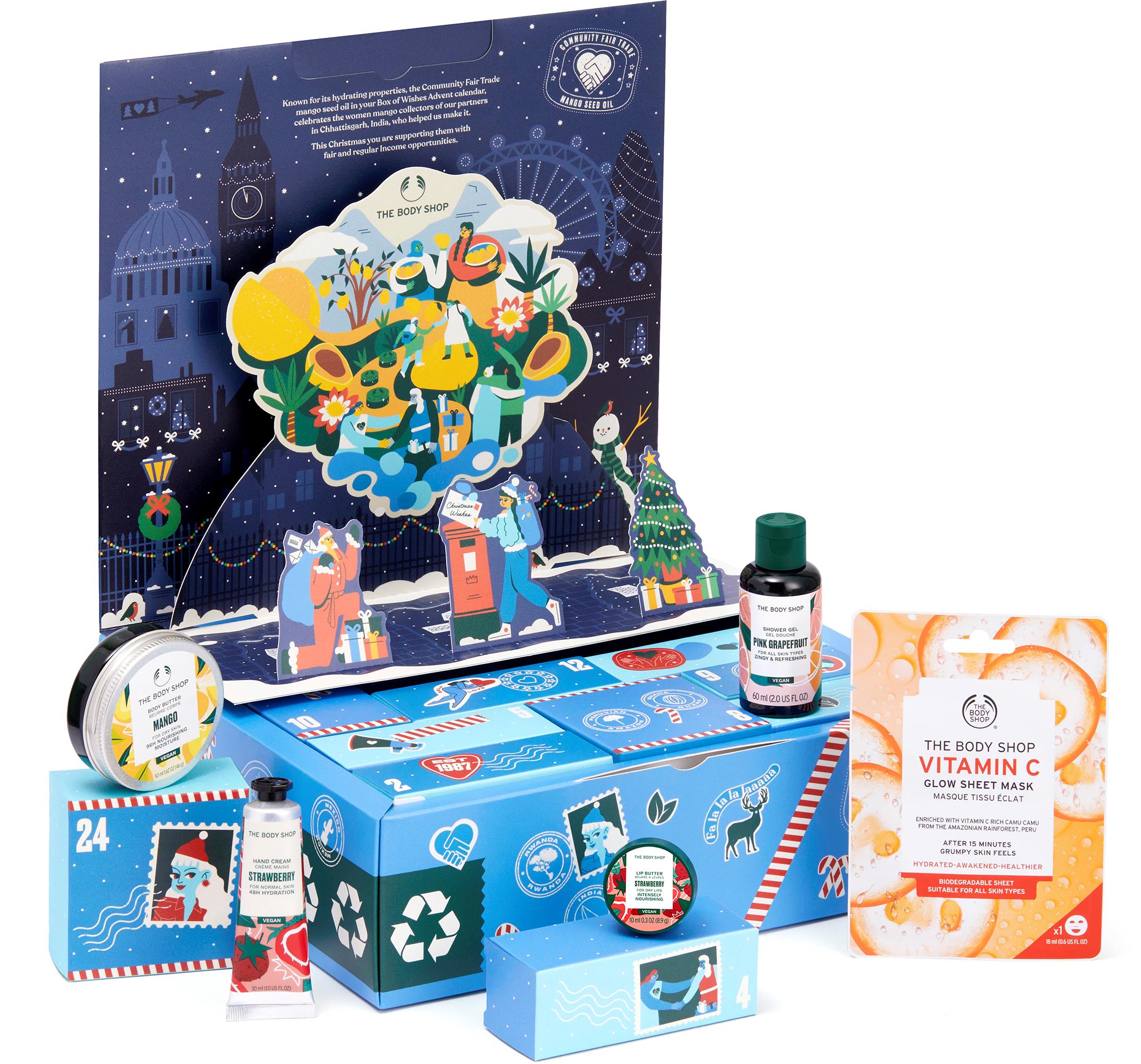 The Body Shop Box Of Wishes Advent Calendar Lyko The Body Shop Box Of Wishes Advent Calendar Lyko