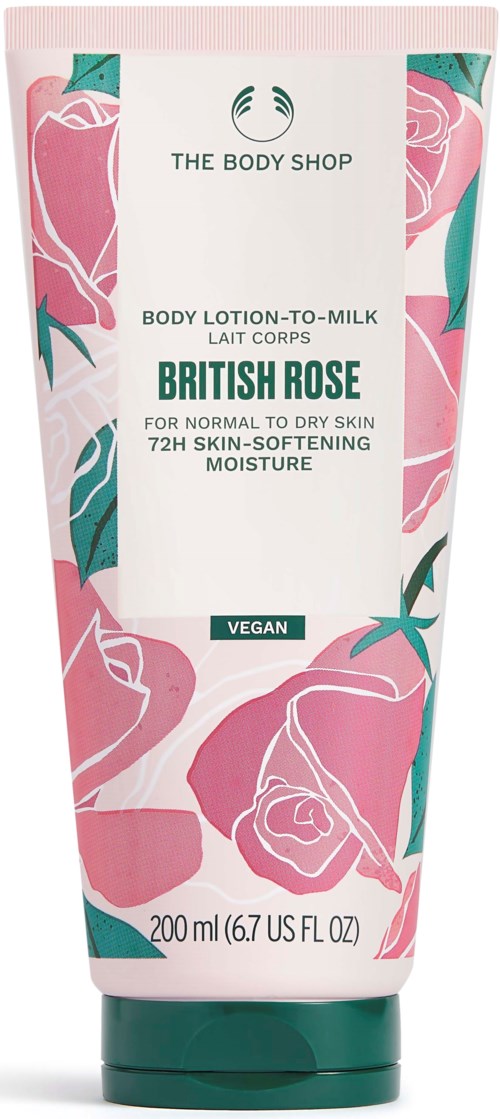 The Body Shop British Rose Body Lotion-To-Milk 200 ml