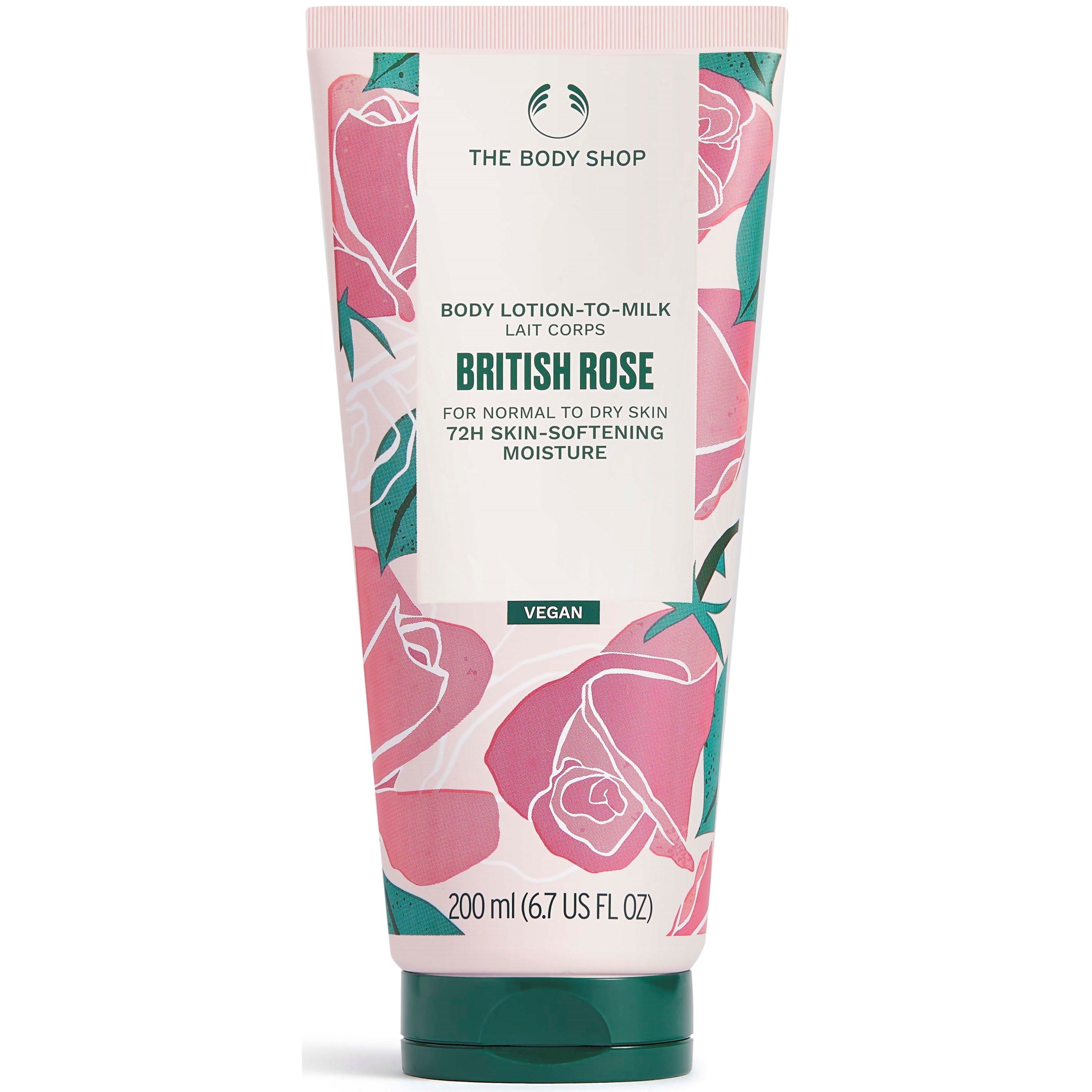 The Body Shop British Rose Body Lotion-To-Milk 200 ml billede