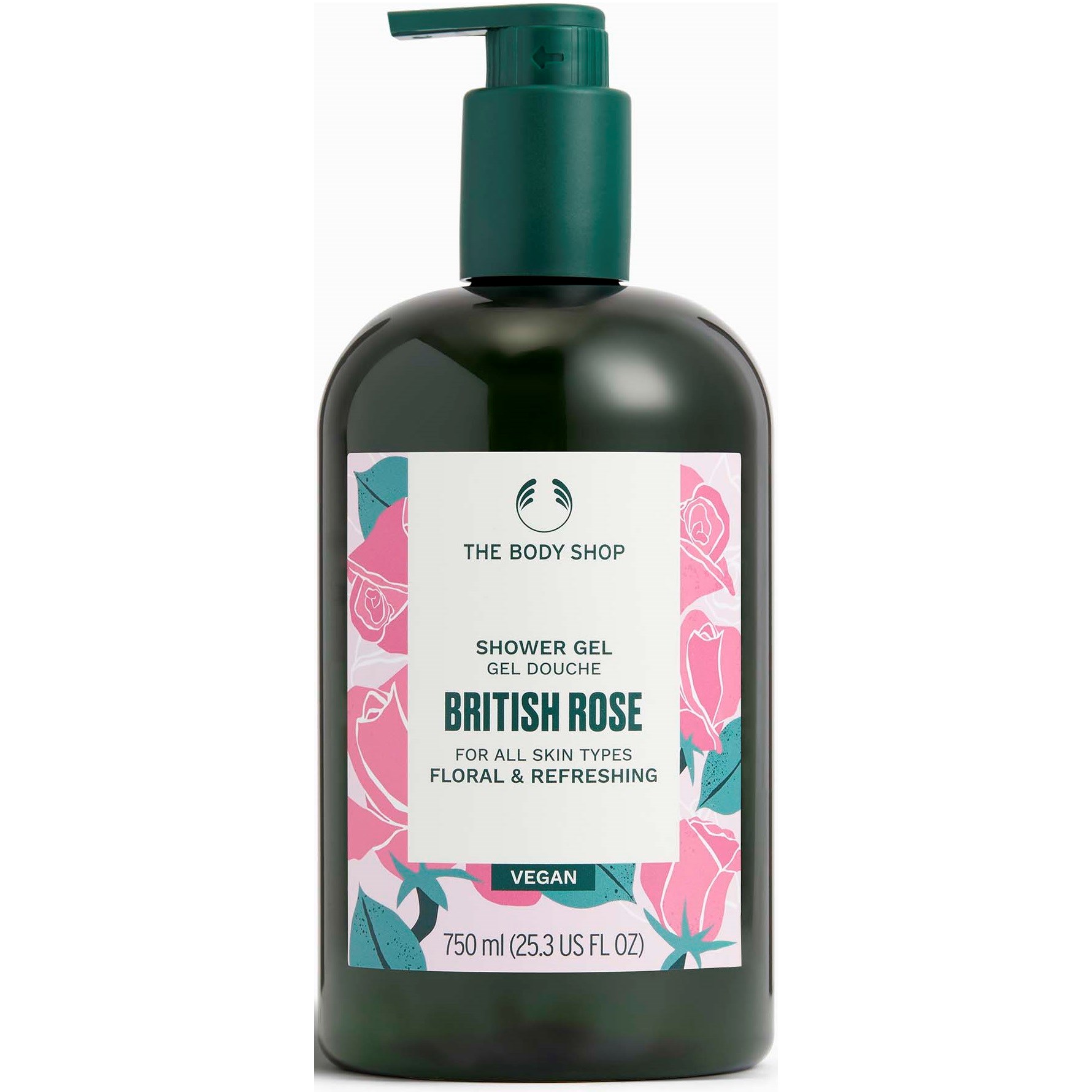 British Rose Shower Gel 750 ml