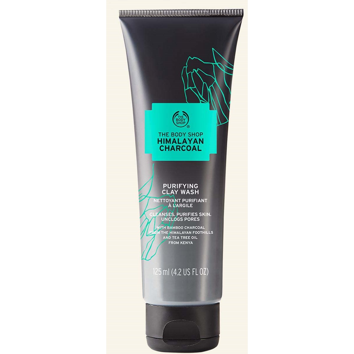 Läs mer om The Body Shop Himalayan Charcoal Purifying Clay Wash 125 ml